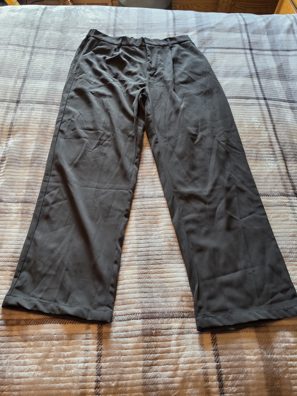 Women's Wide-Leg Black Dress Pants — Comfortable Everyday Wear